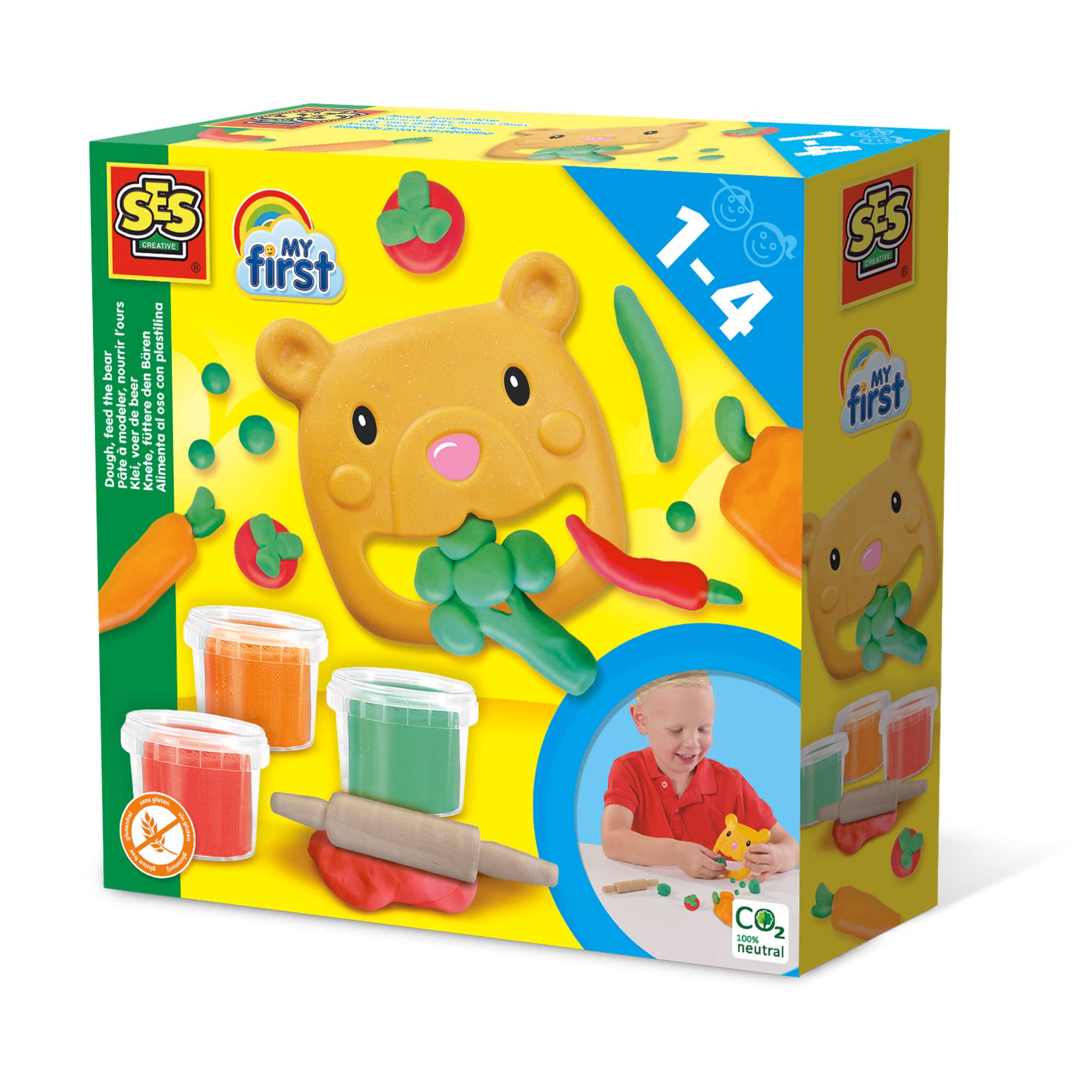 SES Creative My first - Dough, feed the bear