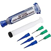 WIVIE Sn42/Bi58 T4 Lead Free Solder Paste, 138°C Melting Point, T4 Particle (30g)