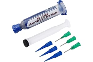 WIVIE Sn42/Bi58 T4 Lead Free Solder Paste, 138°C Melting Point, T4 Particle (30g)