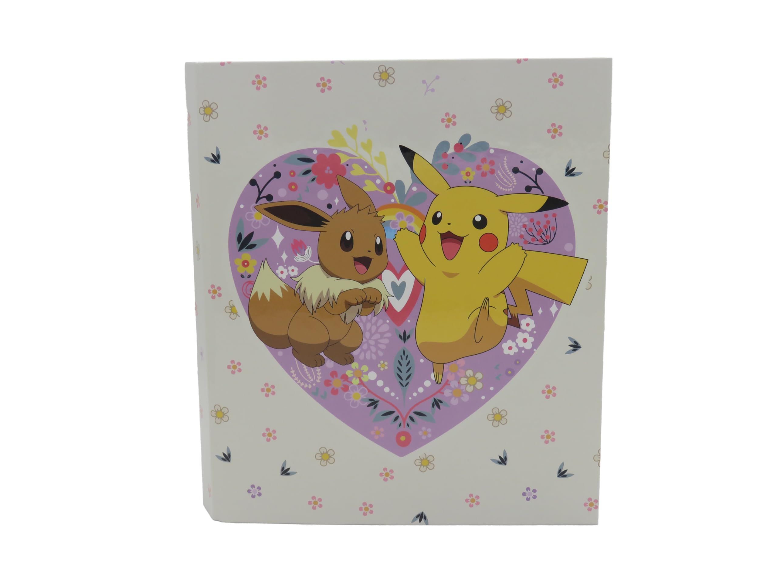 CYPBRANDS Pokémon, Folder, Folder, Folder, Ring Binder, Flowers Collection, Cream, Official Product