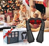 iKristin Neck Massager Deep Tissue 3D Kneading with Heat Black view 7