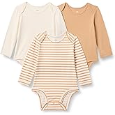 Amazon Essentials x Sofia Grainge Unisex Babies' Long Sleeve Crew Neck Bodysuit