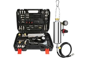 AUTOOL Fuel Injector Cleaner Kit Fuel System Cleaner, Non-dismantle Fuel Injector Cleaner Tester 1000ML 150PSI Automotive Intake Valve Manifold Throttle Body Catalytic Converter Cleaner