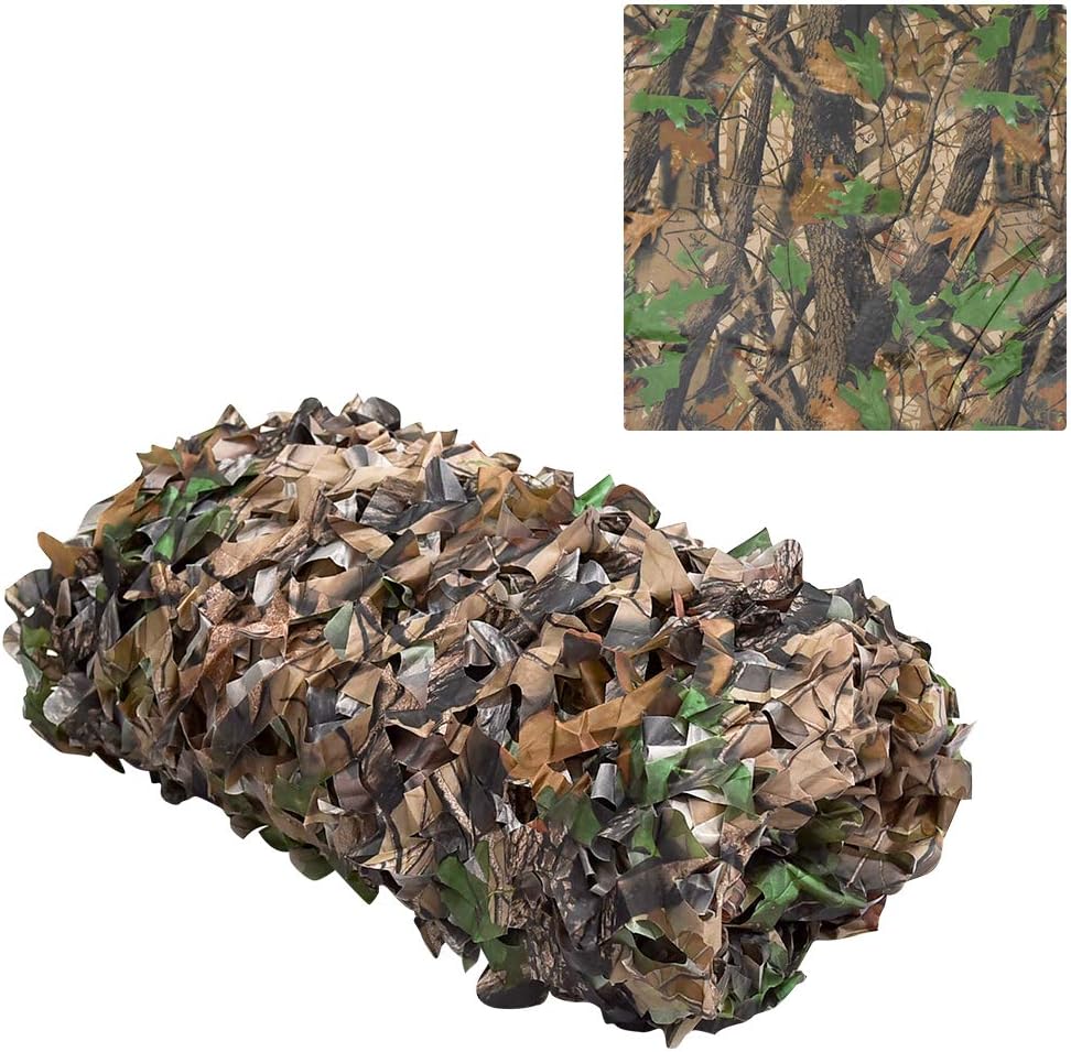 FLYEGO Military Camo Netting, Camouflage Tarp Mesh Net, Lightweight Waterproof for Sunshade, Canopy, Party Decoration, Hunting Blind and Car Vehicle Cover : Sports & Outdoors