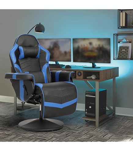Gaming Chair With Cup Holder And Massage Magshion Ergonomic Gaming