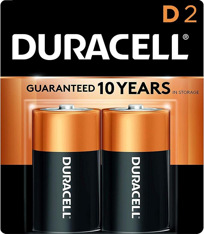 CopperTop D Alkaline Batteries with 
