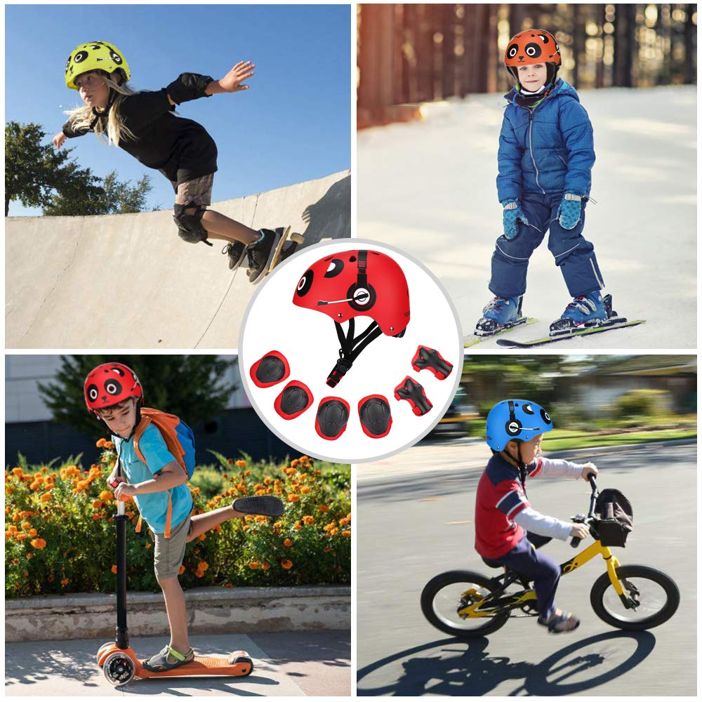 TOURNOW Kids Bike and Skateboard Helmet, CPSC Certified 11 Air Vents Adjustable Dial Helmet for Rollerblading Skateboard Cycling Skating Bike Scooter (Orange, S)