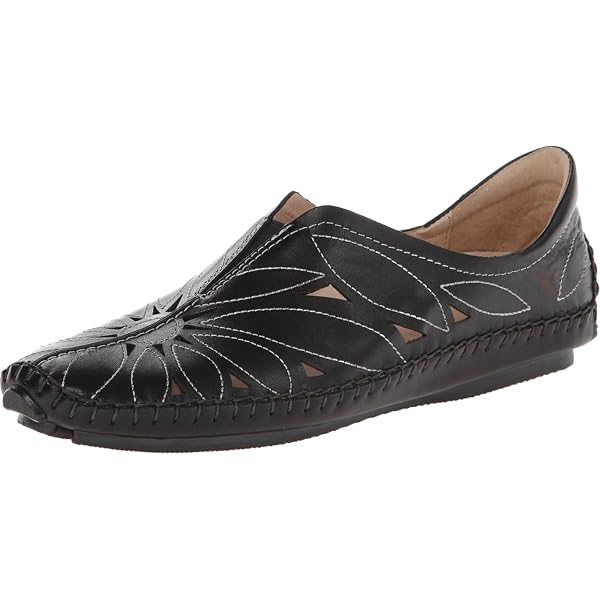 Amazon.com | PIKOLINOS Loafers Leather Jerez for Woman Black