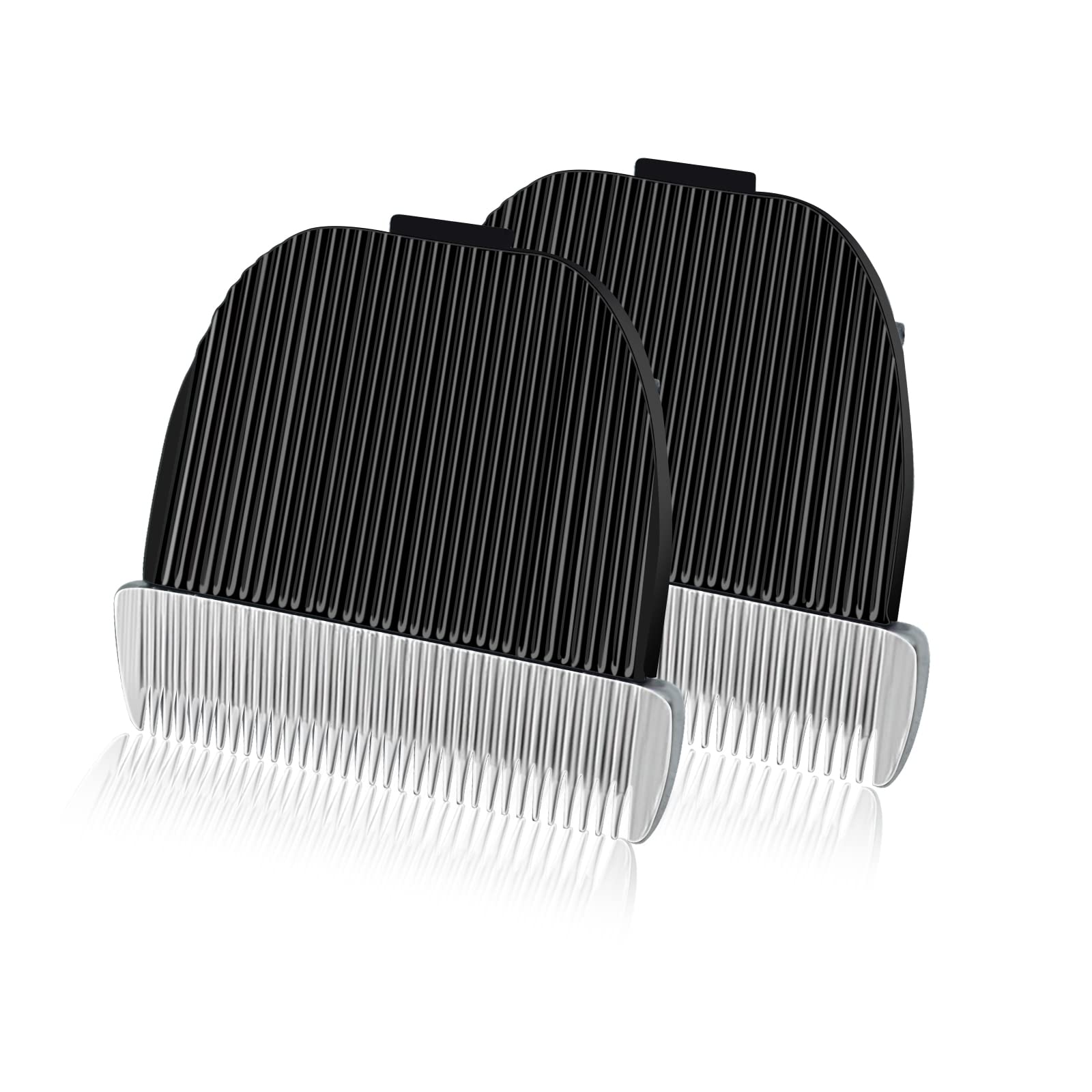 Photo 1 of 2 Pack Replacement Blade Compatible with oneisall Low Noise Dog Clippers, Made of Ceramic Blade & Stainless Steel Blade