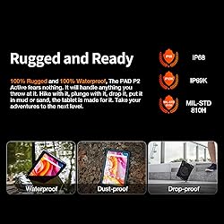 AGM PAD P2 Active Rugged Android 14 Tablet with