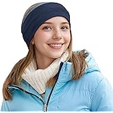 Sukeen Ear Warmer Headband for Women, Double-Layer Warm Winter Headbands for Women, Ear Muffs for Running Cycling Sports