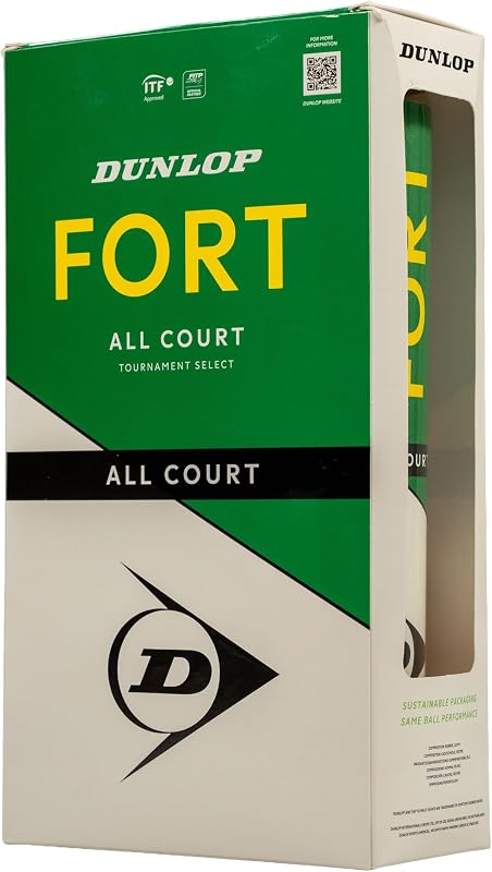 Dunlop Palline da tennis Fort All Court TS, 8 palline (2 x 4)