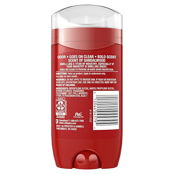 OLD SPICE DEODORANT FOR MEN, STEEL TITAN, 3 OZ