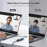 Loydia USB C to Ethernet Adapter 1000Mbps USB 3.0 RJ45 LAN view 3
