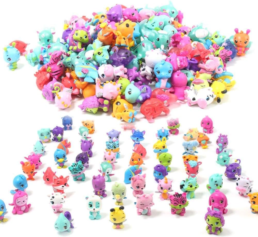 QTFHR Cute Miniature Random Pet Doll, Mini Cute Pets Cake/ Plant/ Car Decoration (30 Pcs)