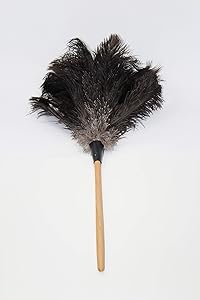 GM Royal Ostrich Feather Duster (Large GM03 (28"), Black)