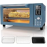 Nuwave Bravo Pro Convection Air Fryer Toaster Oven Combo | 2026 New Improved,10-in-1, 50&deg;-450&deg;F Control, Quick Even Crisp Tech, 21Qt, PFAS Free, Cozy Blue