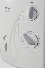 Triton Showers Seville 9.5kW Electric Shower White Instant Hot Water Replacement view 2