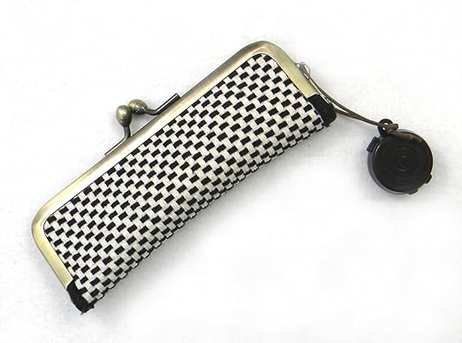 Amazon Co Jp 刺し子 がま口 印鑑ケース 11 5 3 5cm Sk 001 服