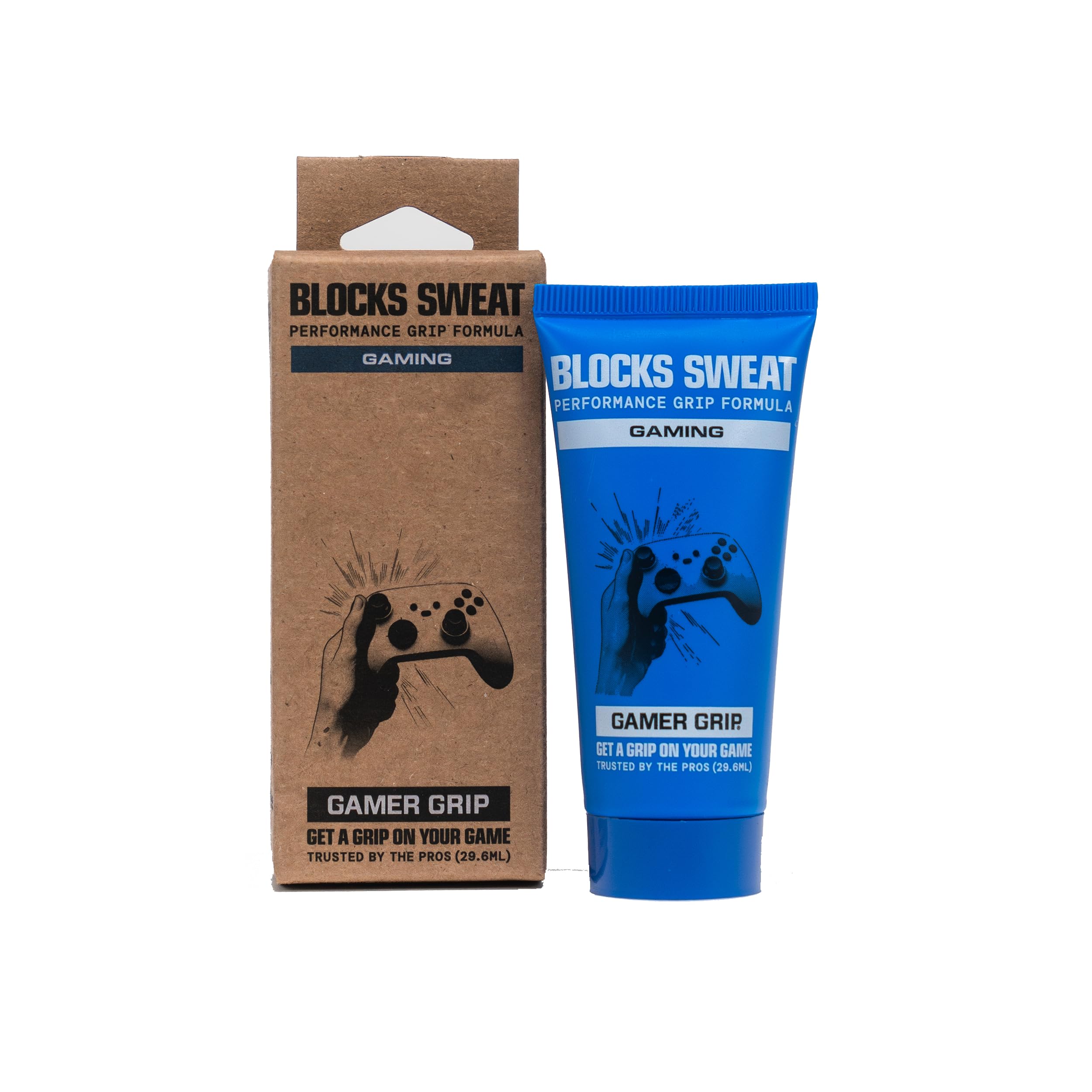 Gamer Grip Anti-Sweat Gaming Hand Cream for Dry Hands (1oz) – Clinical Strength Hand Antiperspirant for Gaming, Esports & Competitive Play, Improves Grip on Controllers, Keyboards & Mice