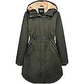 Orolay Women's Thicken Fleece Lined Parka Winter Coat Hooded Jacket with Pockets