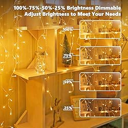 Brizled Icicle Lights, 29ft 360 LED Christmas
