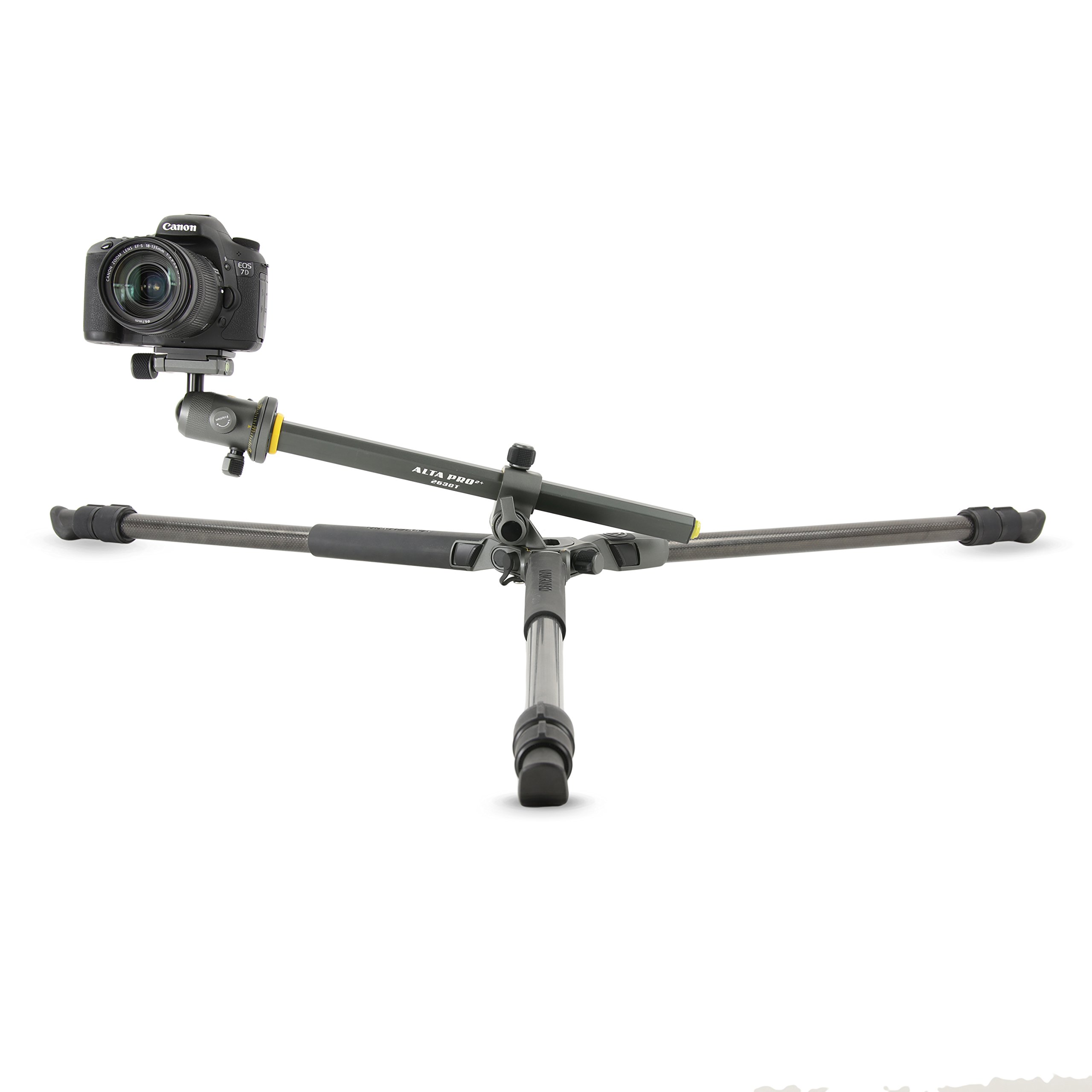 Vanguard Alta Pro 2+ 263CB 100 Carbon Fiber Tripod with Alta BH-100 Ball Head and Multi-Angle Center Column for Sony, Nikon, Canon DSLR Cameras