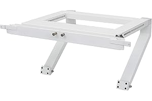 ANYMOUNT Top Shelf TSB-2438 Universal Heavy Duty Window Air Conditioner AC Support Bracket -Holds Up to 225 lbs., No Drilling or Tools Required, White