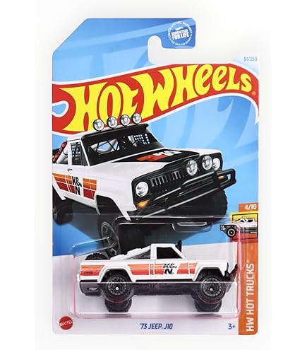 Amazon.com: Hot Wheels '67 Jeepster Commando, Red Edition 5/12