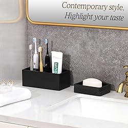 Luxspire Soap Dish Tray, Double Layer Draining Soap