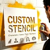 Custom Spray Paint Stencils Reusable Craft Design Your Own Templates | PVC Material Available in A3 A4 A5 A6 and Square Sizes Ideal for Signs, Wood, Walls, Floors, Parking Lots and DIY Projects