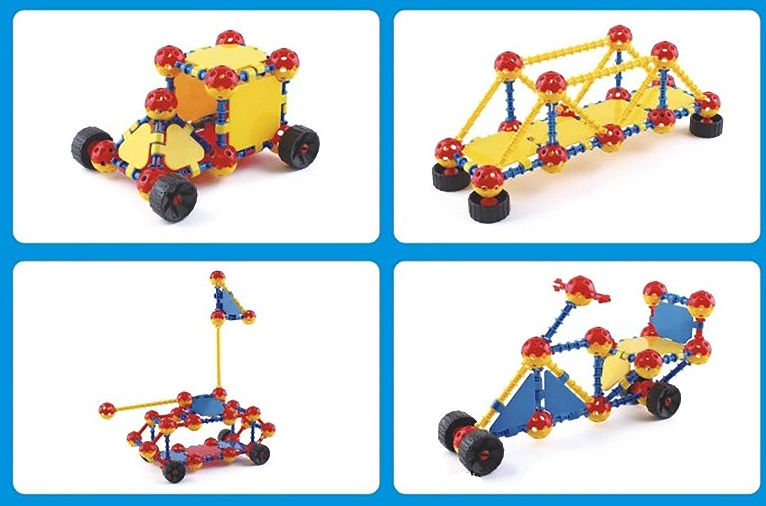 Play22 Building Toys For Kids 165 Set - STEM Educational Construction Toys - Building Blocks For Kids 3+ Best Toy Blocks Gift For Boys and Girls - Great Educational Toys Building Sets - Original