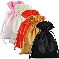 30-Pack White Satin Drawstring Gift Bags - 4x6 Inches (10x15cm), Perfect For Jewelry, Wedding Favors & Christmas