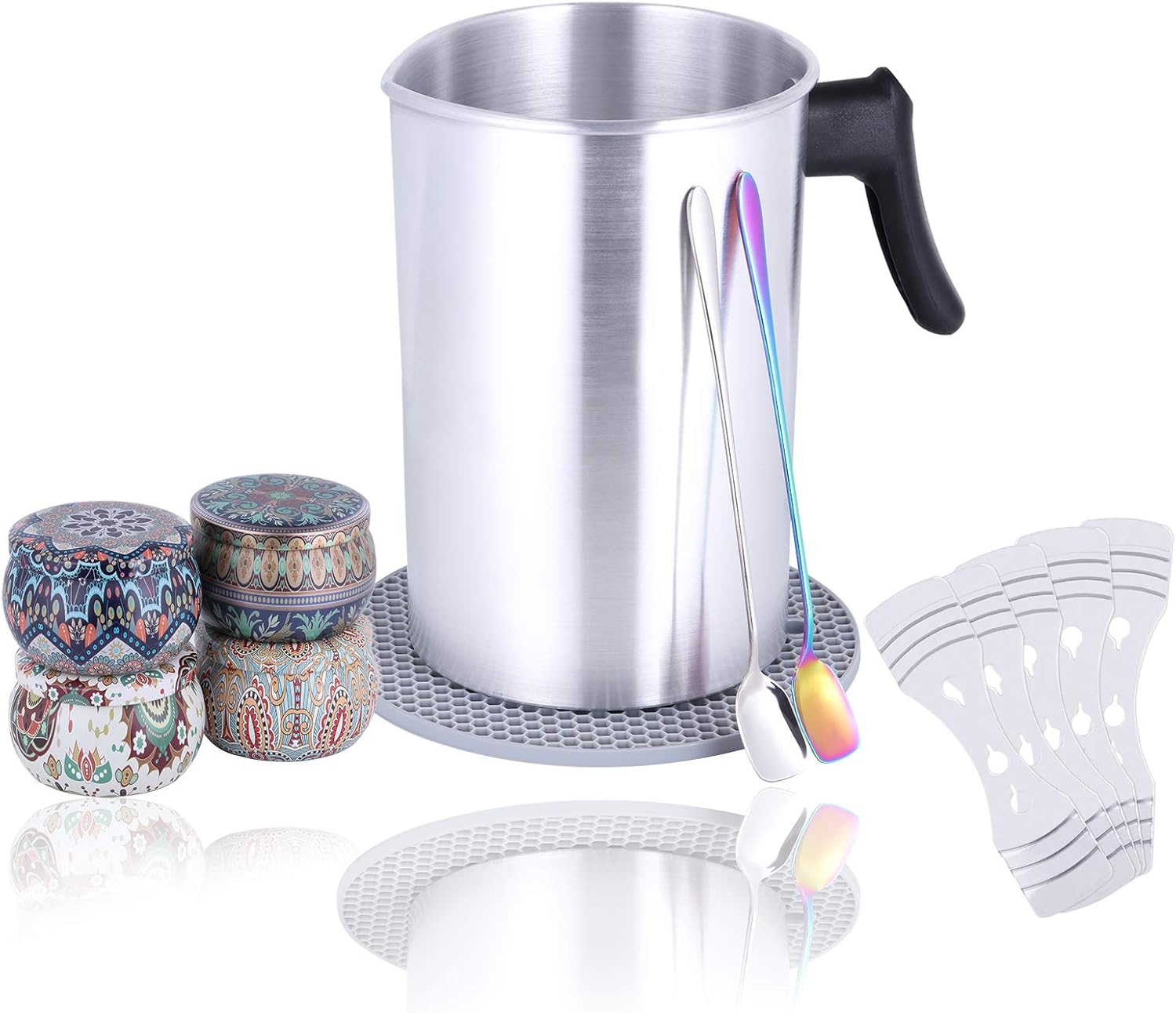 Candle Melting Pot, TOKSEO 4 Pounds DIY Candle Making Kits