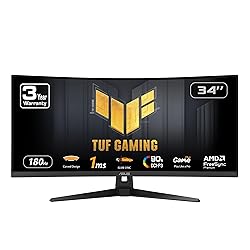 ASUS TUF Gaming 34” Ultra-Wide Curved Monitor