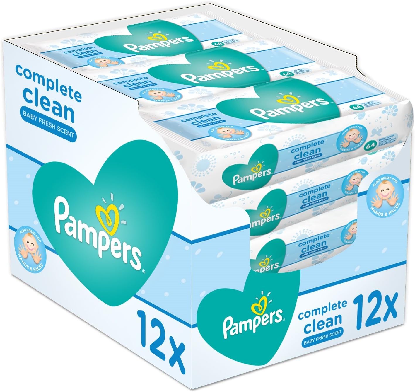pampers complete clean wipes baby fresh scent