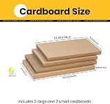 Conlun Cat Scratcher Box with 4 Scratching Boards 2 Boxes 1 Ball view 4