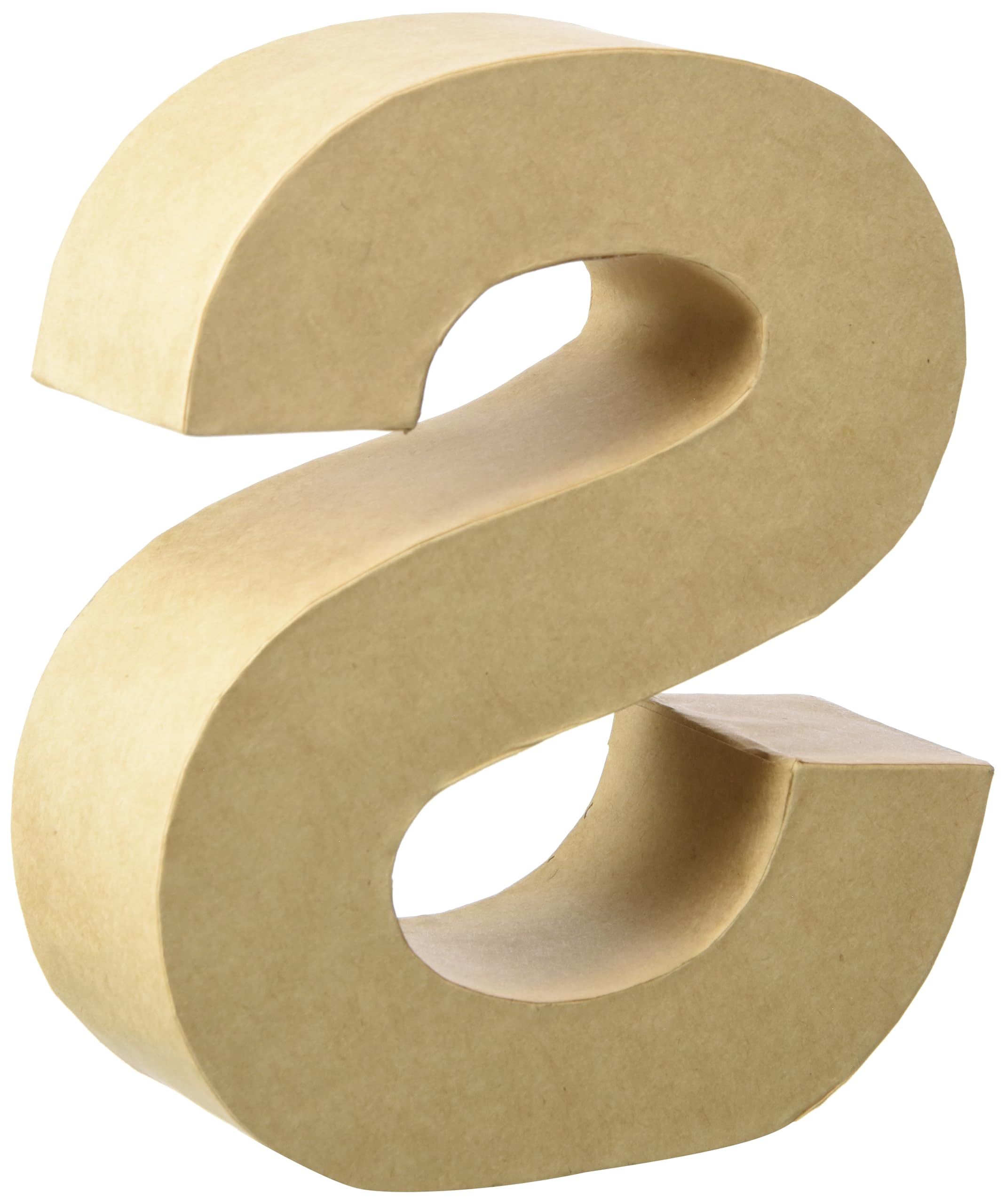 Glorex Cardboard Letter 'S' S Natural — image 1