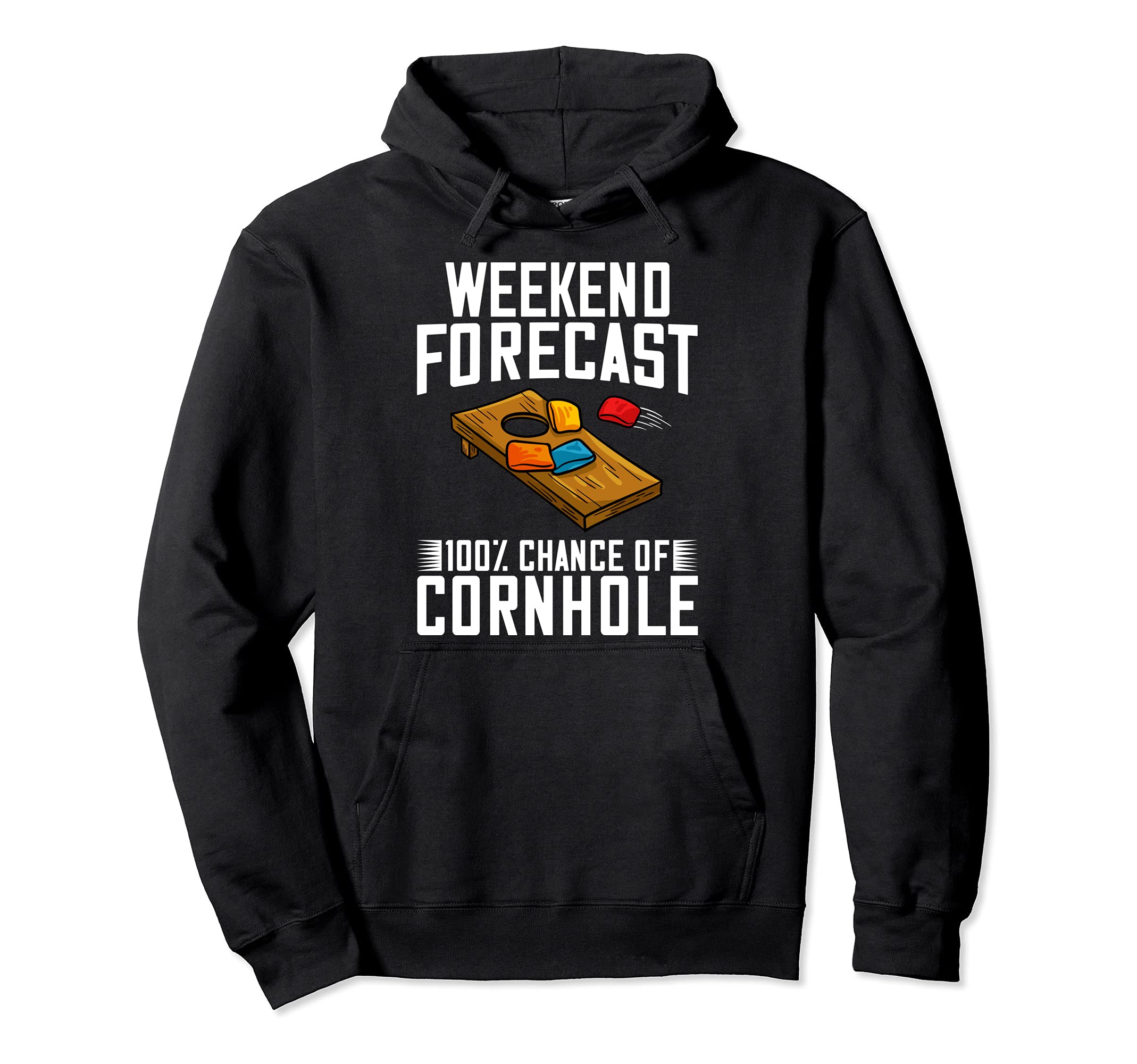 Cornhole Board Game Bags Rules Player Pullover Hoodie