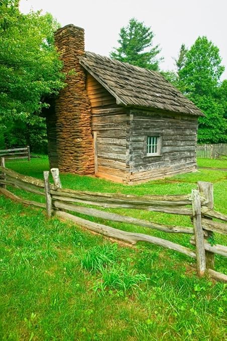 Amazon Com Posterazzi Historic Log Cabin On Blue Ridge Parkway