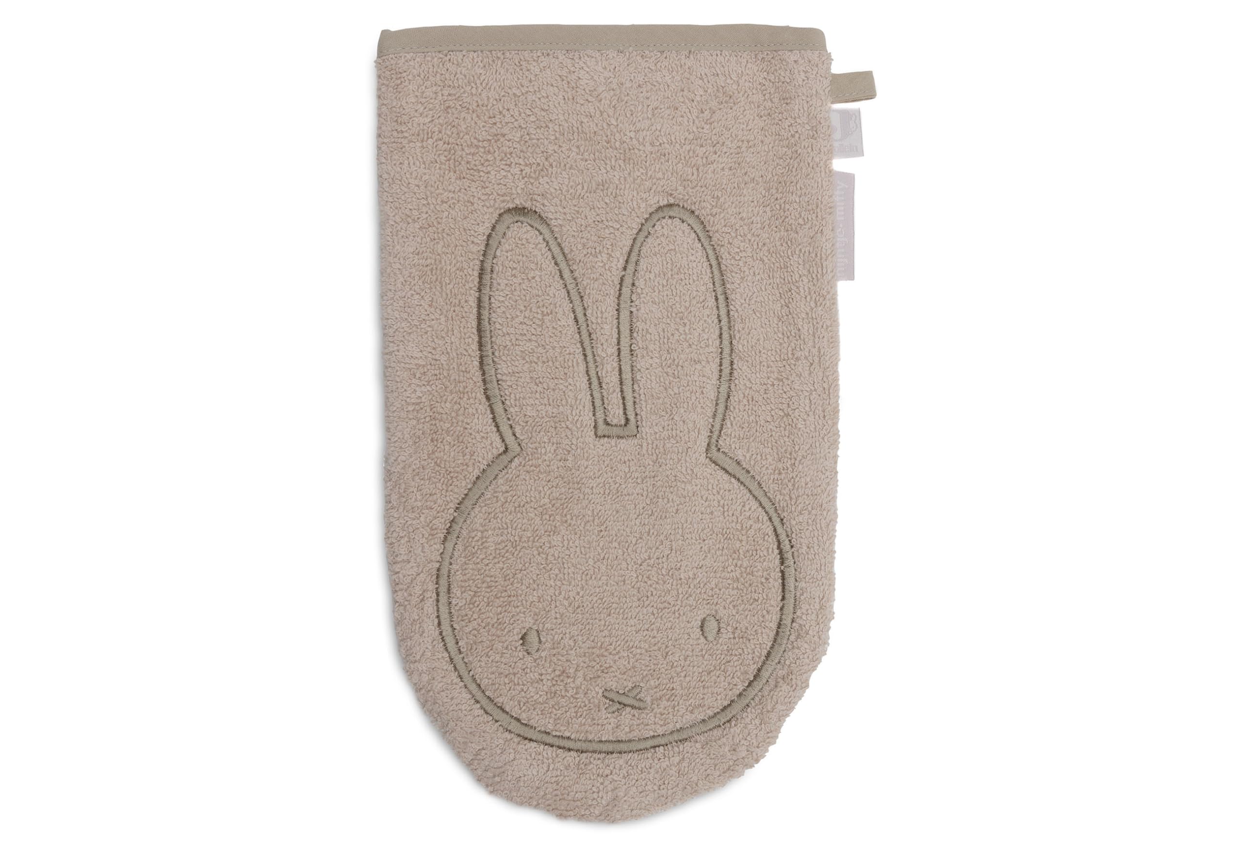 Jollein Baby Wash Mitts - Terry Cloth - Miffy - 27 x 16 cm - 100% Cotton - Wash Cloth Baby - Oeko-Tex Certified - Miffy Collection