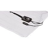 Electrowarmth Twin, Heated Mattress Pad, Non-Fitted, Size 36 x 60, Model# T36 12V Used in Trucks, RVs, Campers, White