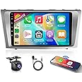 Podofo Android 13 Car Stereo for Toyota Camry 2006 2007 2008 2009 2011 with Wireless Carplay Android Auto, 9 Inch Touch Screen Car Radio GPS/WiFi/Bluetooth/HiFi Audio/USB/SWC+HD Backup Camera