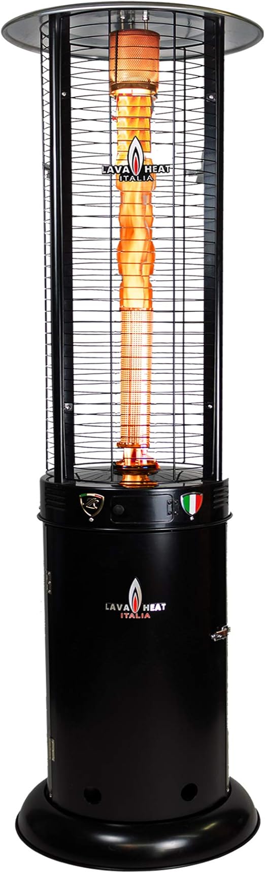kindle living patio heaters on Lava Heat Italia Lhi Milano 36btu Blk Ng 36000 Btu Natural Gas Patio Heater Matte Black Garden Outdoor Amazon Com