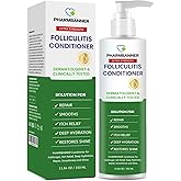 Folliculitis Itch Relief Conditioner: Tea Tree Oil & Moroccan Argan Oil - Deep Hydration & Repair - Nourishes, Smooths, Restores Shine - Safe for Dry or Damaged Hair-11.84 oz