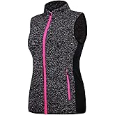 ANIVIVO Golf Vests for Women Thermal Sleeveless Vests Outerwear with Pockets& Women Fleece Vest Lightweight