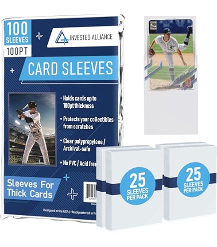 ultra pro card sleeves amazon Amazon.com: Ultra Pro Extra Thick Card Sleeves for Cards up to 100pt : Toys  & Games