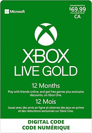 Xbox live gold 1 month amazon Clearance