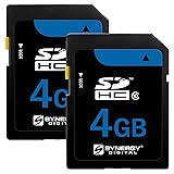Synergy Digital 4GB, SDHC Memory Cards - Class