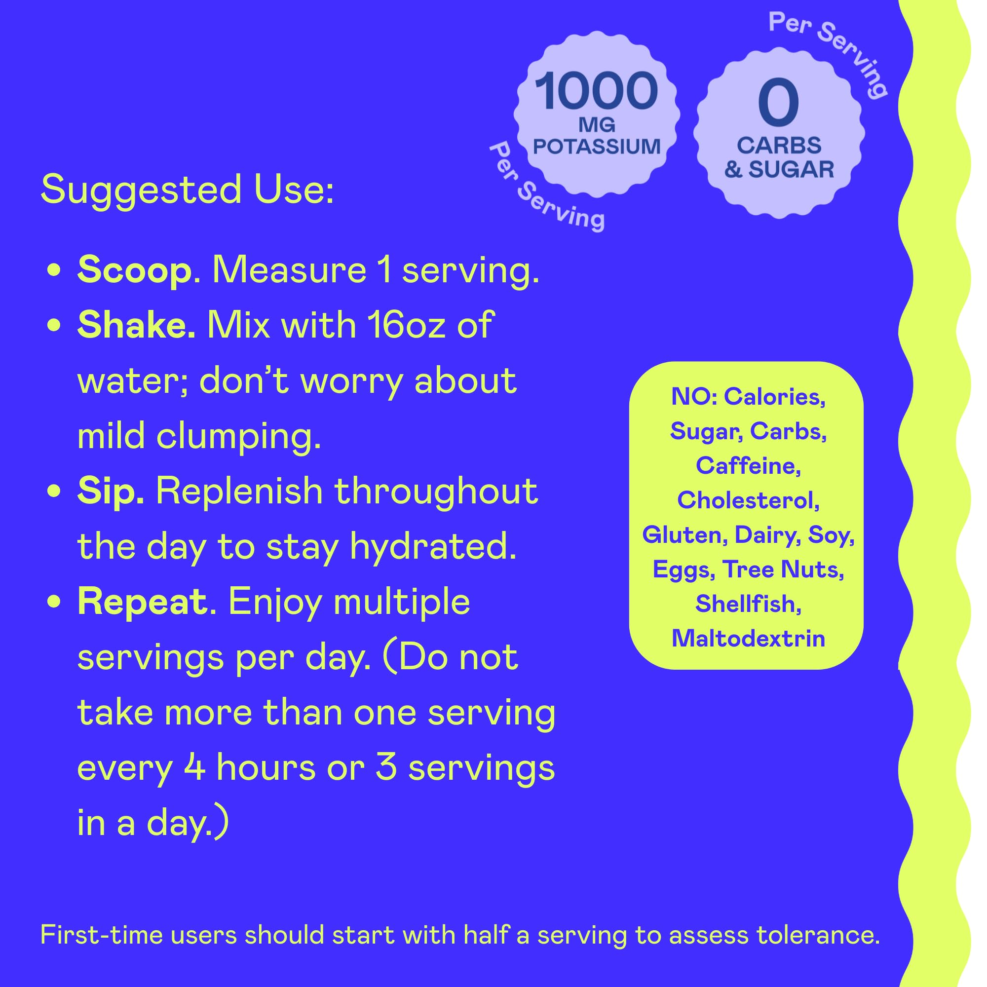 Hi-Lyte K1000 Electrolytes Powder Mix Unflavored Keto & Performance, 50 Servings